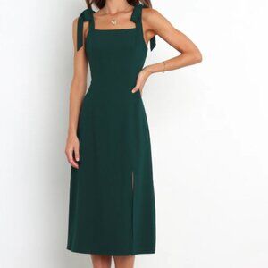 Petal & Pup Laurel Dress in Emerald Green